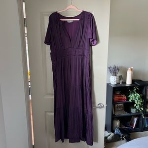 Anthropologie Somerset Dress in Purple